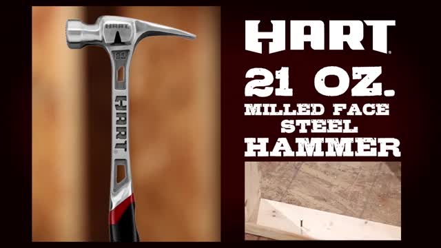 HART Milled Face Steel Hammer