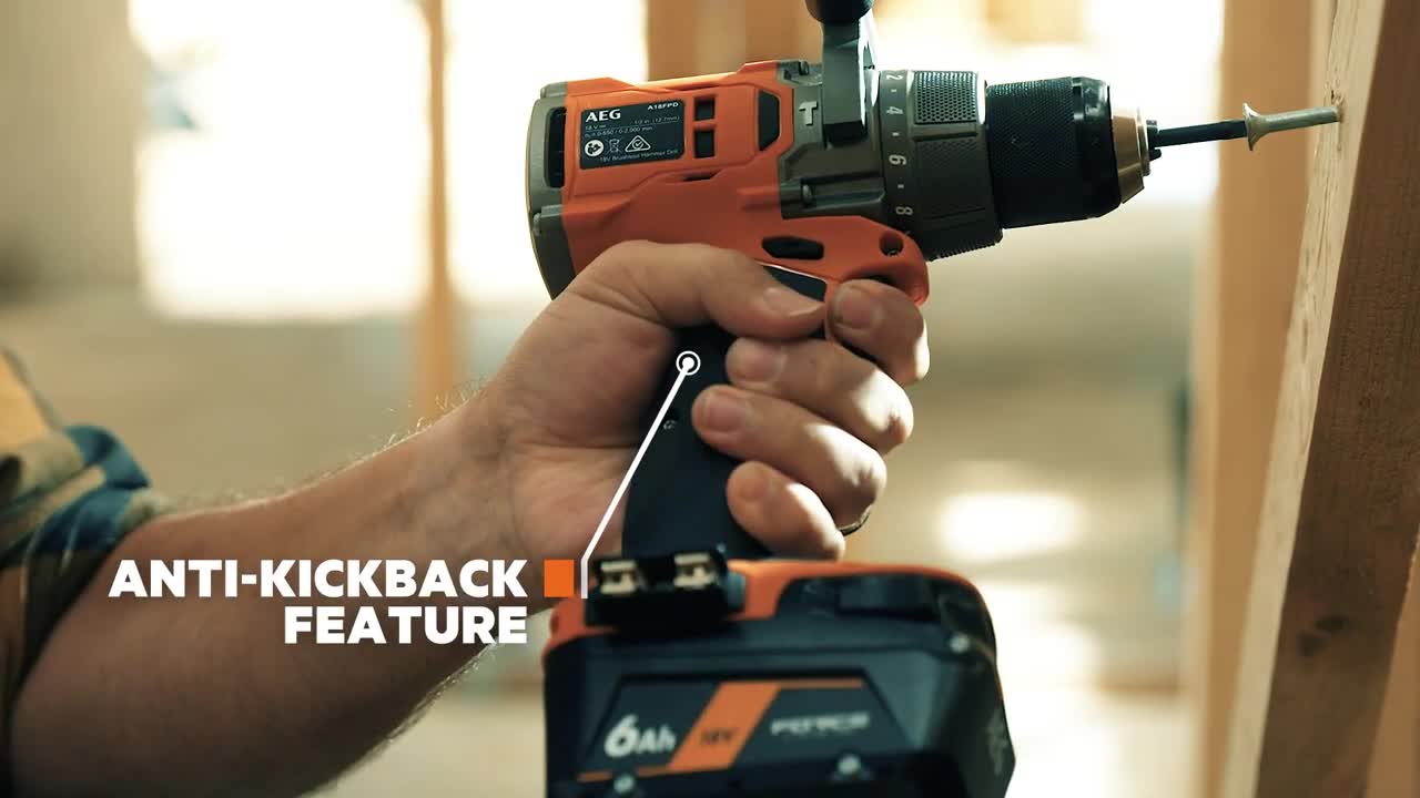 AEG 18V FUSION Heavy-Duty Hammer Drill