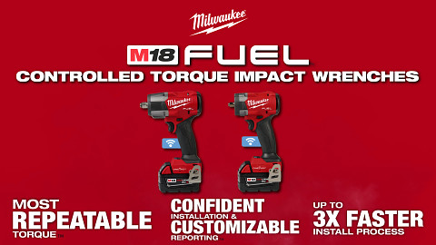 MILWAUKEE M18 FUEL Controlled Torque Impact Wrenches