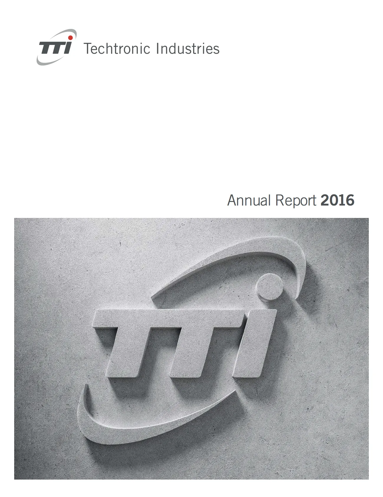 2016 ESG Report / Annual Report